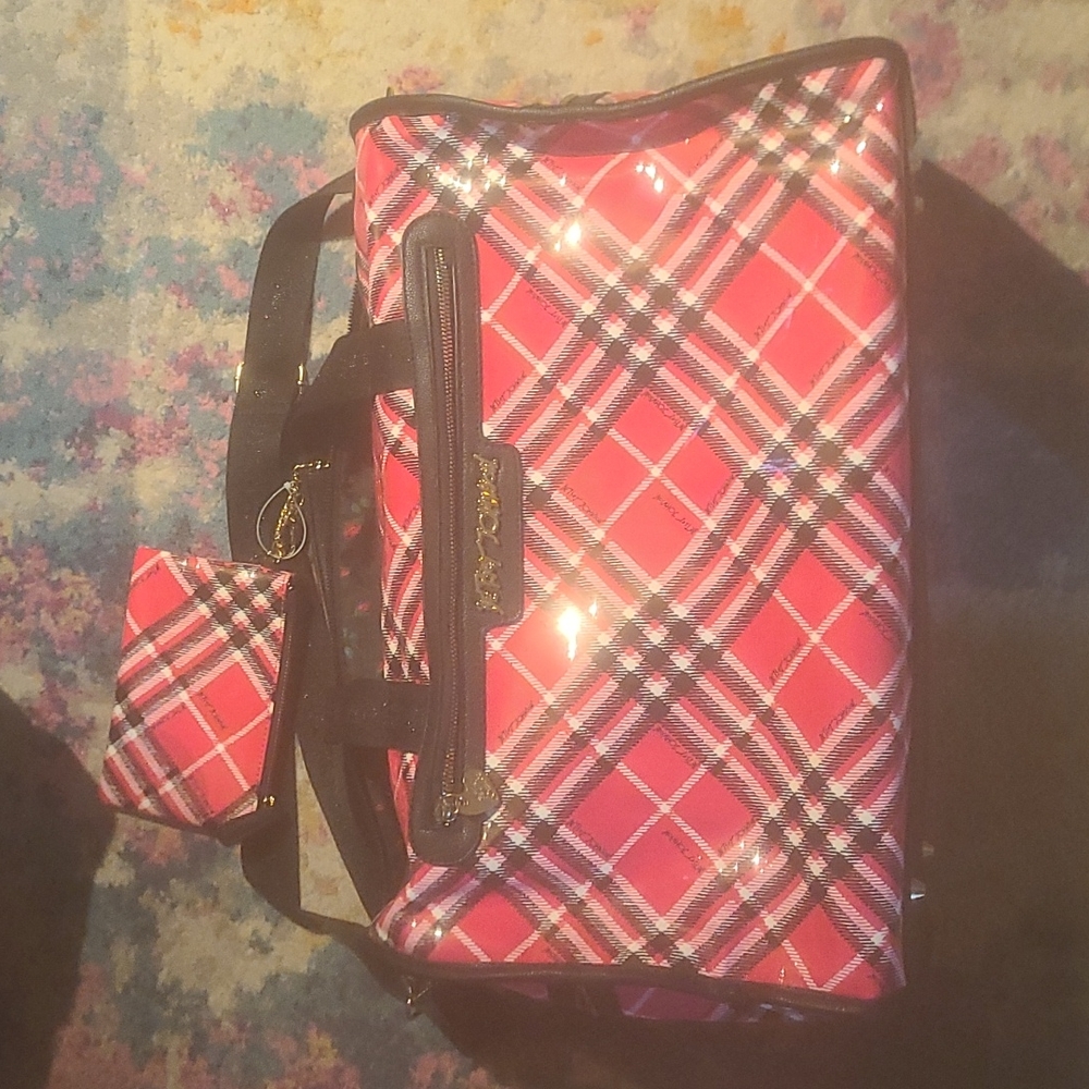 Betsey Johnson weekender bag